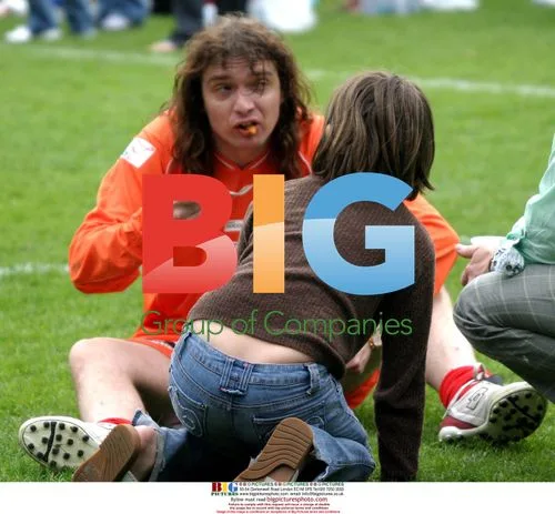 Justin Hawkins and Daughter at Soccer Six