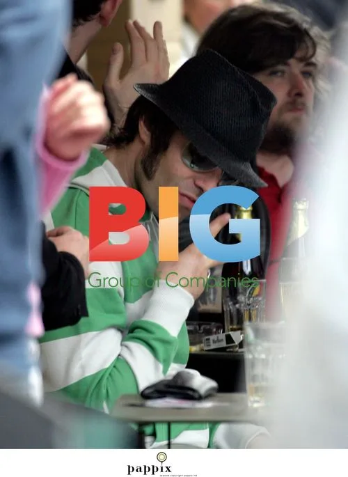 Liam Gallagher and brother Paul in north London pub
