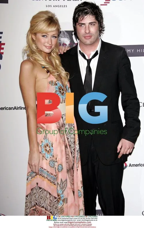 Paris Hilton & Brandon Davis at Race To Erase MS Gala