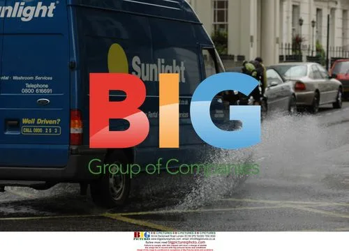 Flooding from burst pipe in London