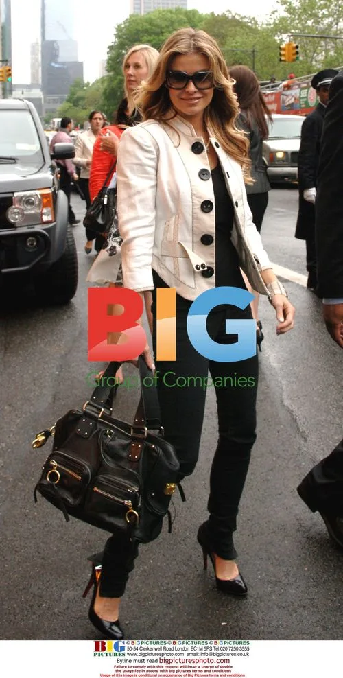 Carmen Electra Leaving Hotel in NYC