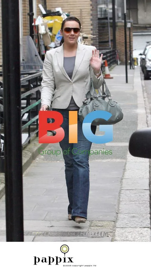 Martine McCutcheon Car Clamped