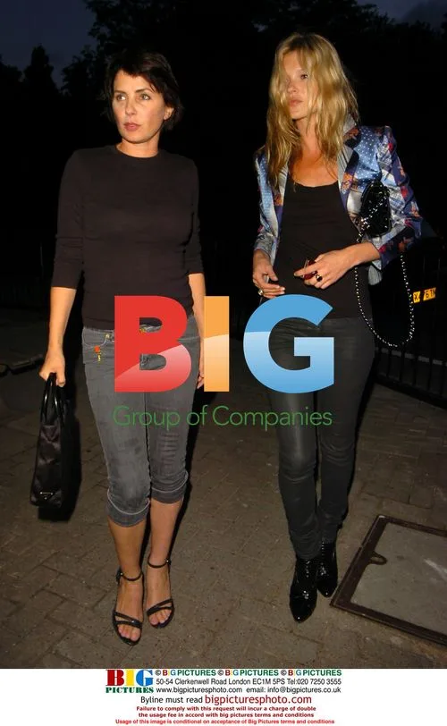 Kate Moss and Sadie Frost Leaving London Theatre