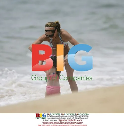 Michael Owen Family Beach Photo