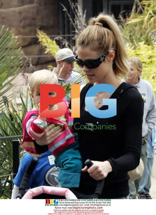 Denise Richards with Daughters at the Zoo
