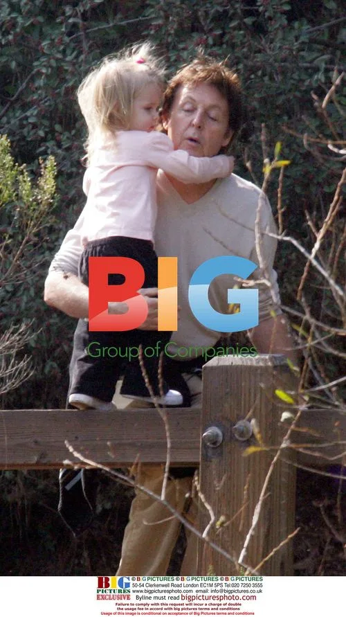 Paul McCartney enjoys park walk with daughter