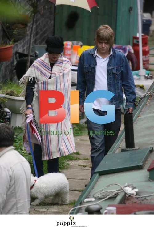 Sadie Frost and son Rafferty on canal cruise
