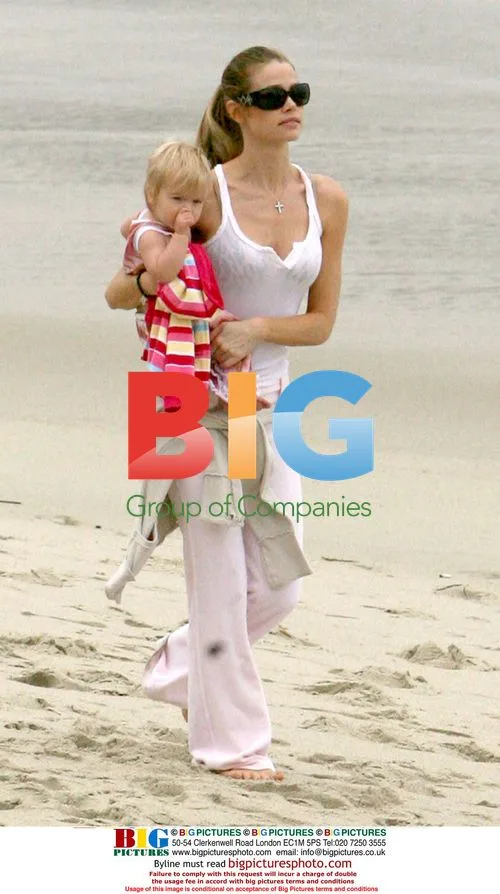 Denise Richards takes a stroll in Malibu