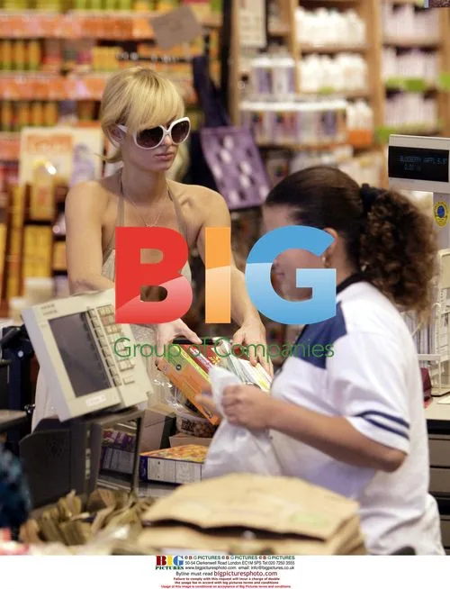 Paris Hilton Grocery Shopping in LA