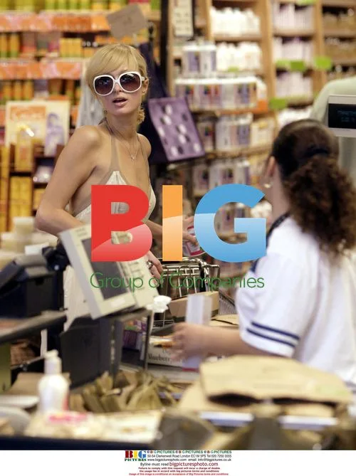 Paris Hilton Grocery Shopping in LA