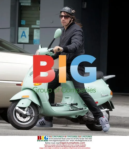 Anthony Kiedis Hops on Scooter After AA Meeting