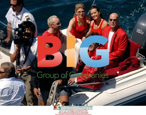 Bruce Willis at Big Red book launch in Cannes