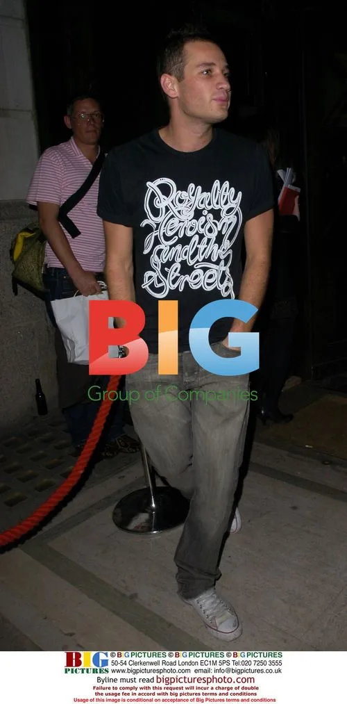 Kaz James leaving Diesel party in London
