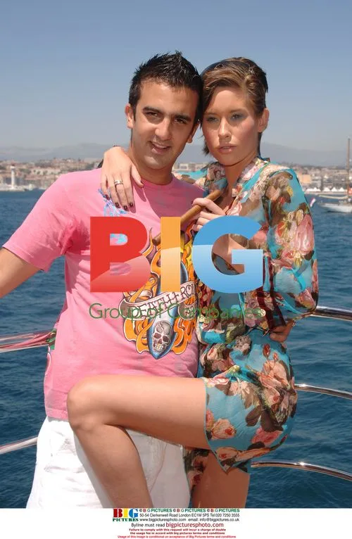 Jasmine Lennard and boyfriend Mark Alexiou at Cannes book launch