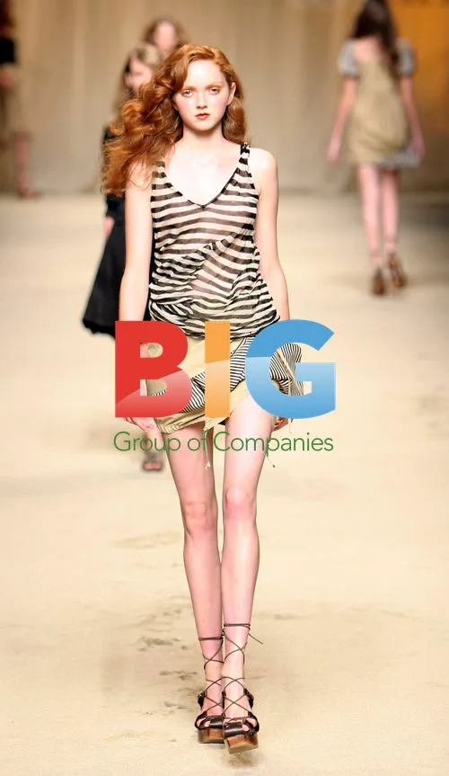 Lily Cole on Sportmax Runway