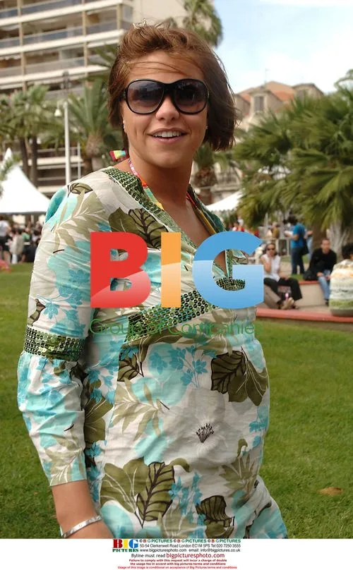 Jade Goody filming in Cannes