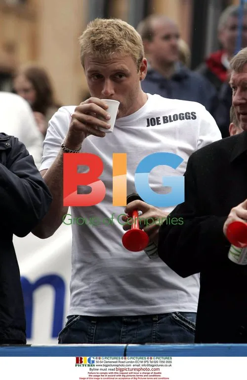 Andrew Flintoff at Great Manchester Run