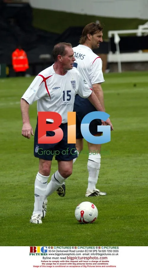 Robbie Williams and team at Soccer Aid practice