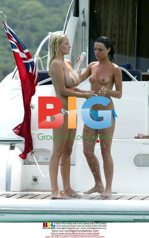 Glamour Girls Enjoy Yacht in France