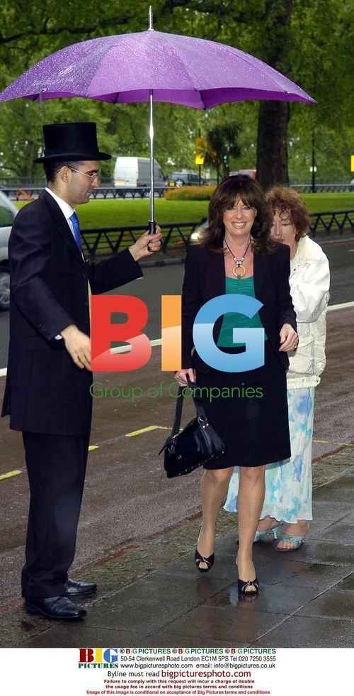 Vicki Michelle Arrives for Norman Wisdom Party