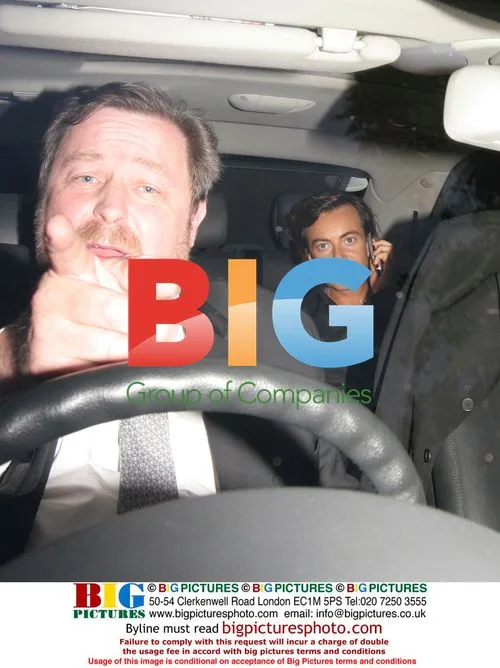 Julien McDonald arrives at Beckham party