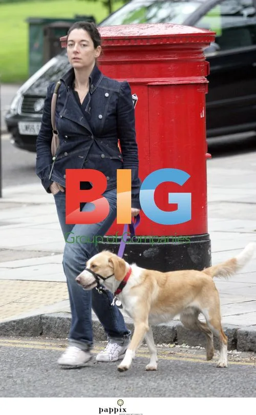 Paul McCartney's Daughter Mary Out with Dog