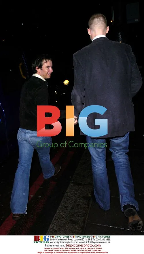 Stephen Gately and partner Andy Cowles leaving event