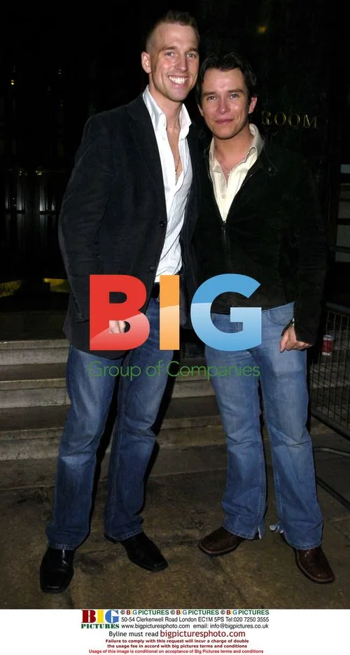 Stephen Gately and partner Andy Cowles