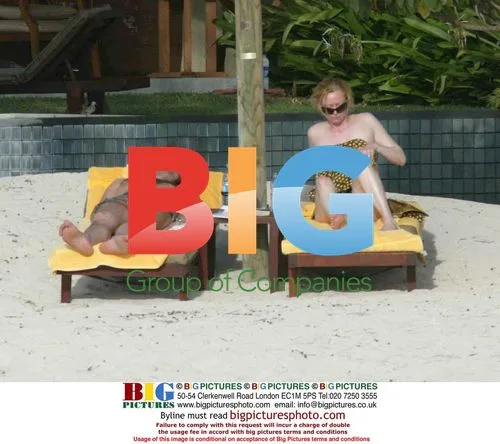 Tilda Swinton relaxes on holiday in Caribbean