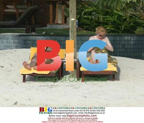 Tilda Swinton on Caribbean holiday