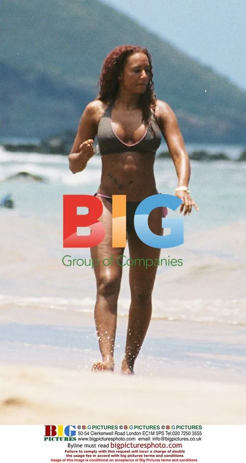 Melanie B on Beach in Hawaii