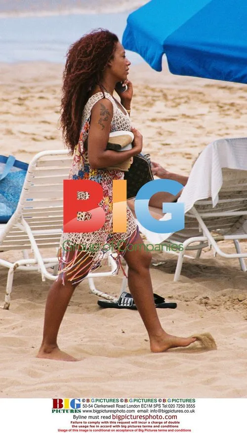Melanie B on Hawaii Beach