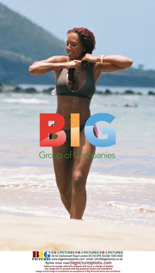 Melanie B on Hawaii Beach