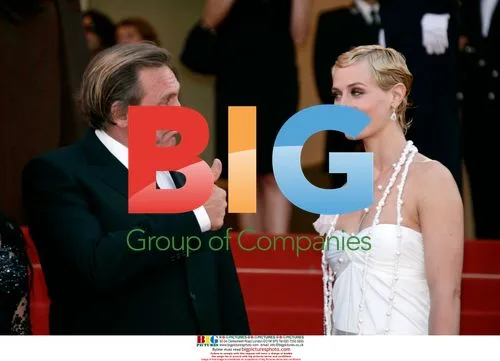 Depardieu and de France at Cannes