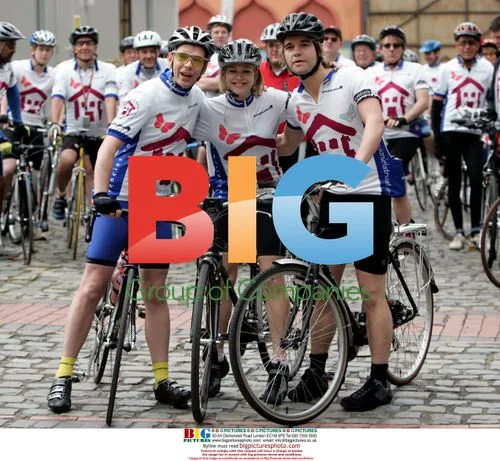 Rupert, Adam, Violet Ready for Charity Bike Ride