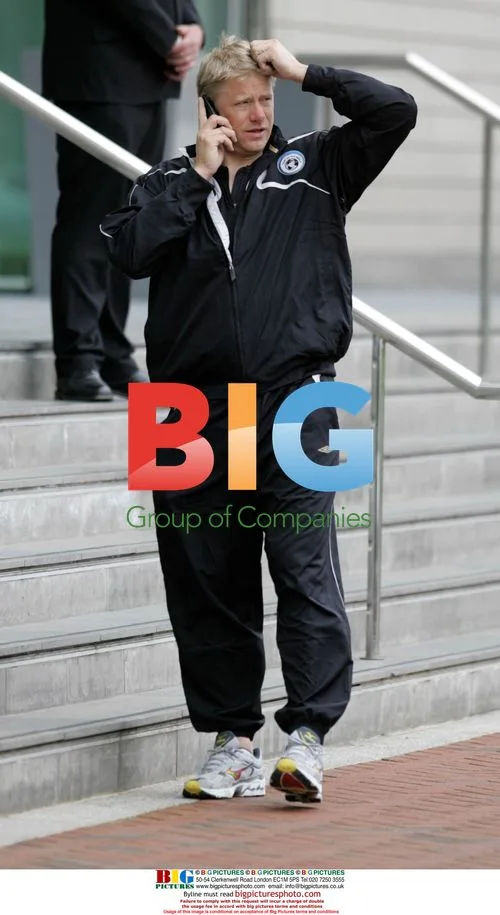 Peter Schmeichel Preparing for SoccerAid Match