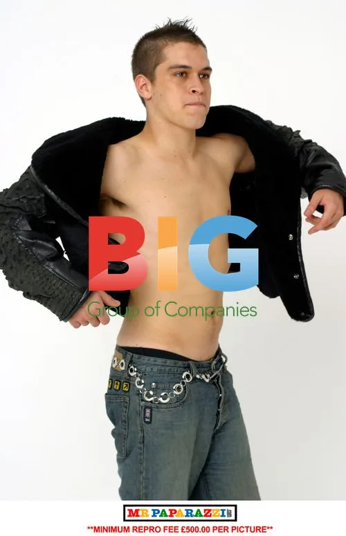 Pete Bennett poses for photos before Big Brother