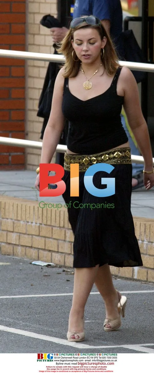 Charlotte Church and Gavin Henson visit gym showroom