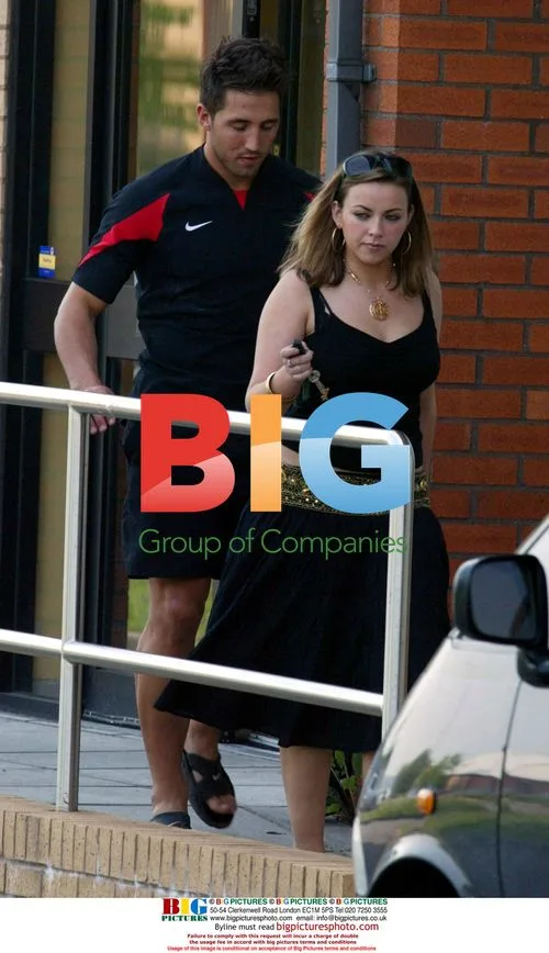 Charlotte Church and Gavin Henson at Multi Gym Showroom