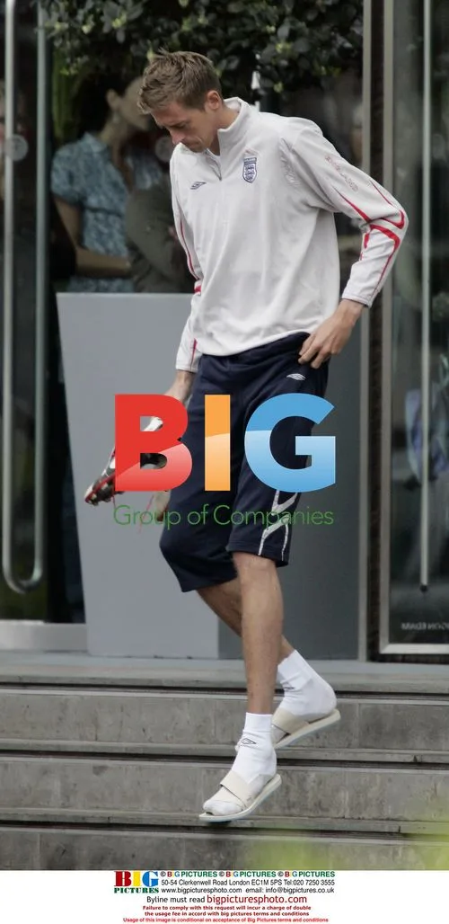 England Squad Leaving Lowry Hotel for Training