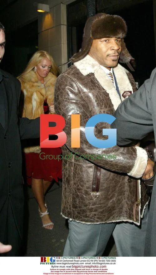 Aisleyne Hogan Wallace and Mike Tyson Clubbing
