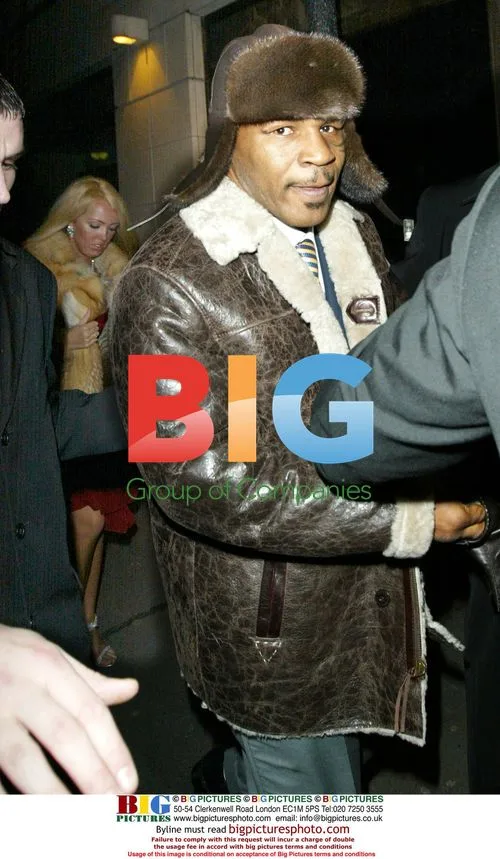 Mike Tyson and Aisleyne Hogan Wallace Clubbing