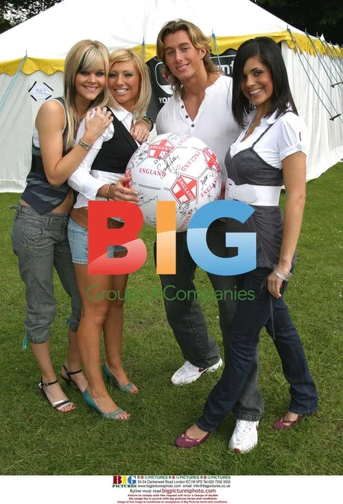 Pop group Clea with actor Ben Parr at Hallam FM Mayfest