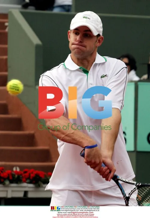 Andy Roddick at French Open 2006
