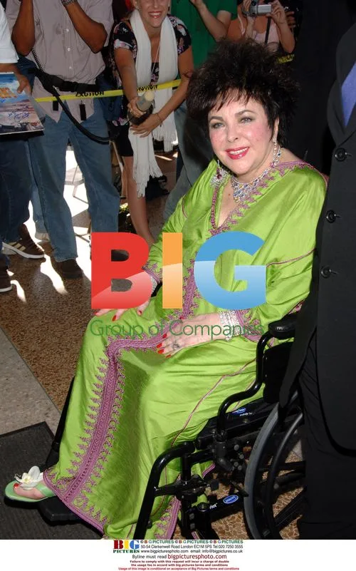 Elizabeth Taylor Leaves CNN Studios