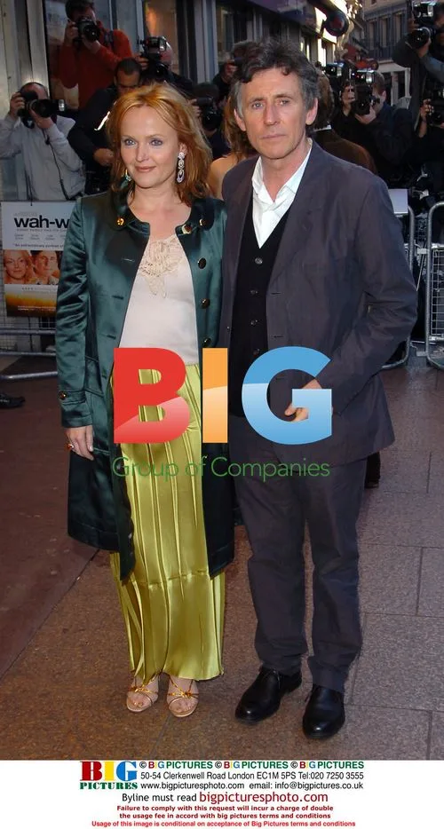 Gabriel Byrne and Miranda Richardson at 'Wah Wah' UK Premiere