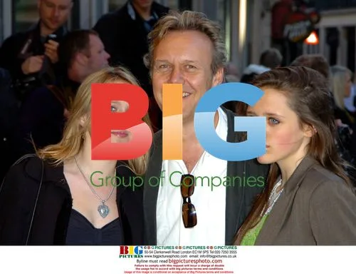 Anthony Head and daughters at 'Wah Wah' UK premiere
