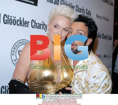 Harald Gloeckler and Brigitte Nielsen at Charity Gala