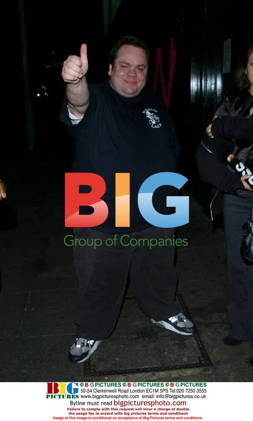 Preston Lacy leaving UK premiere after party