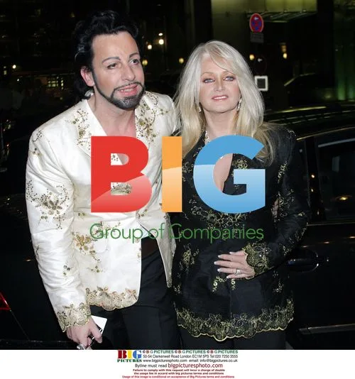 Harald Gloeckler and Bonnie Tyler at Charity Gala